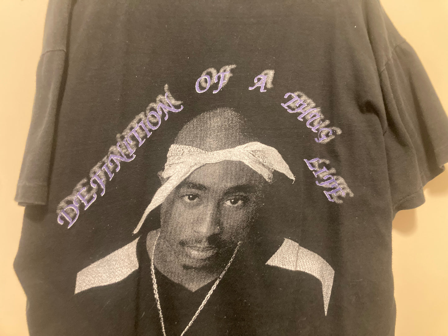 Tupac 90s definition of thug life vintage tee