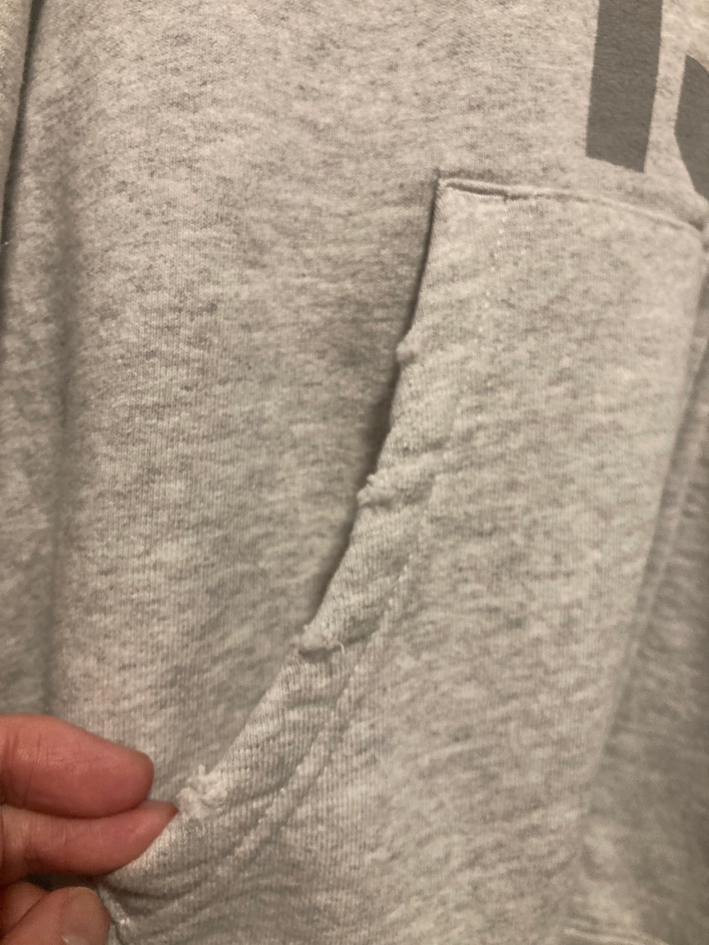Supreme x MM6 Maison Margiela zip up gray