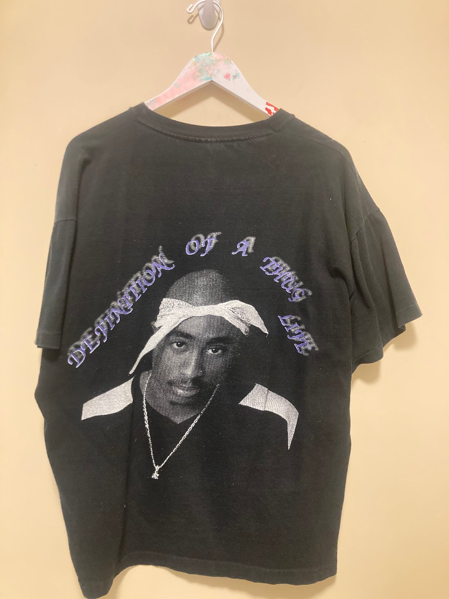 Tupac 90s definition of thug life vintage tee