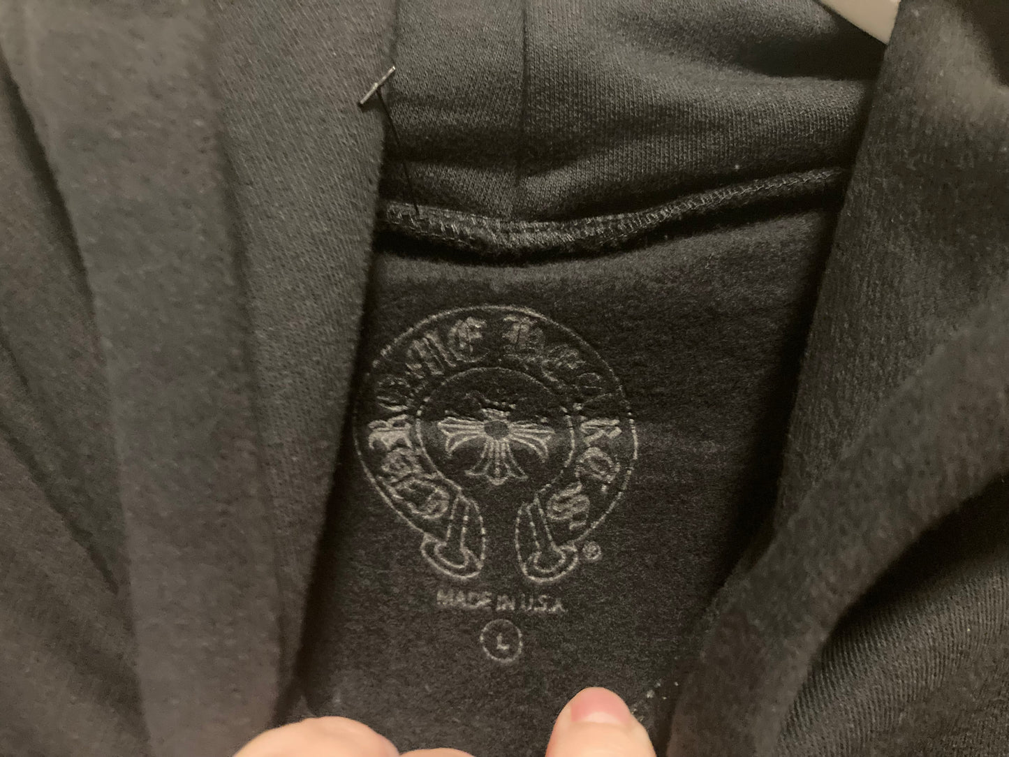 Chrome hearts floral horseshoe hoodie