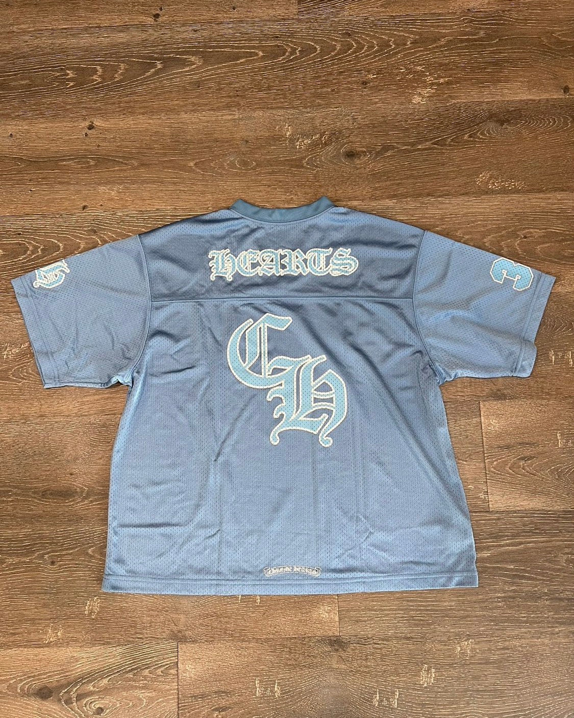 chrome hearts stadium warm up jersey