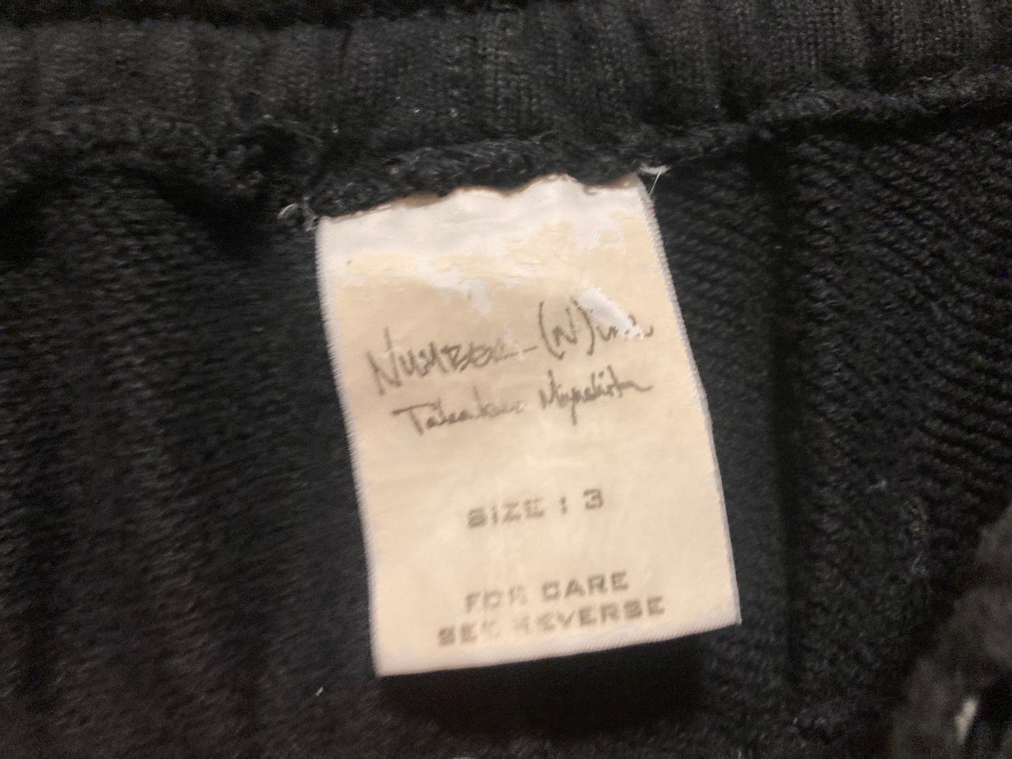 Number nine 2005AW OG hybrid cargo pant